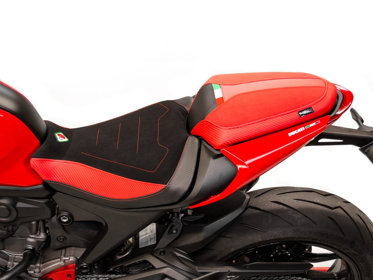 CSM9C01 - DUCABIKE Ducati Monster 950 (2021+) Comfort Seat Cover – Accessories in the Motodeal Motorcycle Aftermarket Accessories and Parts Online Shop