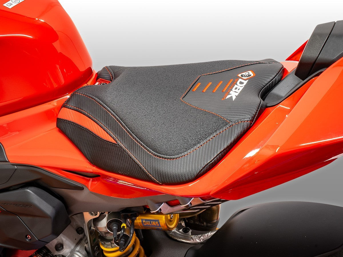 DBK DUCABIKE CSV4C02 Ducati Panigale V4 / V4S (2025+) Comfort Seat Cover (pilot) – Accessories in the Motodeal Motorcycle Aftermarket Accessories and Parts Online Shop
