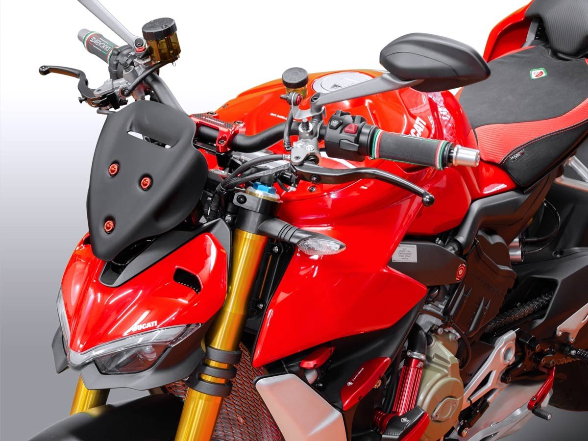 CUP13 - DUCABIKE Ducati Streetfighter V4 (2020+) Wind Screen (sport) – Accessories in the Motodeal Motorcycle Aftermarket Accessories and Parts Online Shop