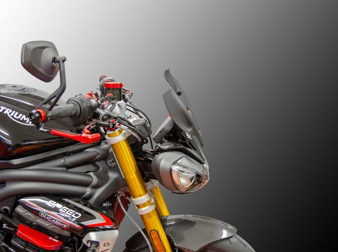 CUP23 - DBK Triumph Speed Triple 1200 RS (2021+) Wind Screen (Touring) – Accessories in the Motodeal Motorcycle Aftermarket Accessories and Parts Online Shop