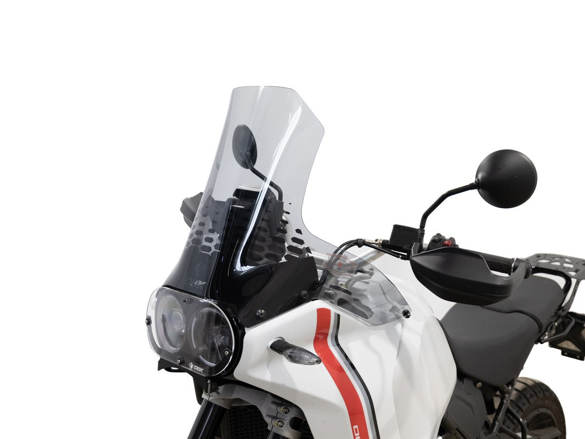 CUP24 - DBK Ducati DesertX 937 / Rally (2022+) Windscreen "Maxi Comfort" (increased) – Accessories in the Motodeal Motorcycle Aftermarket Accessories and Parts Online Shop