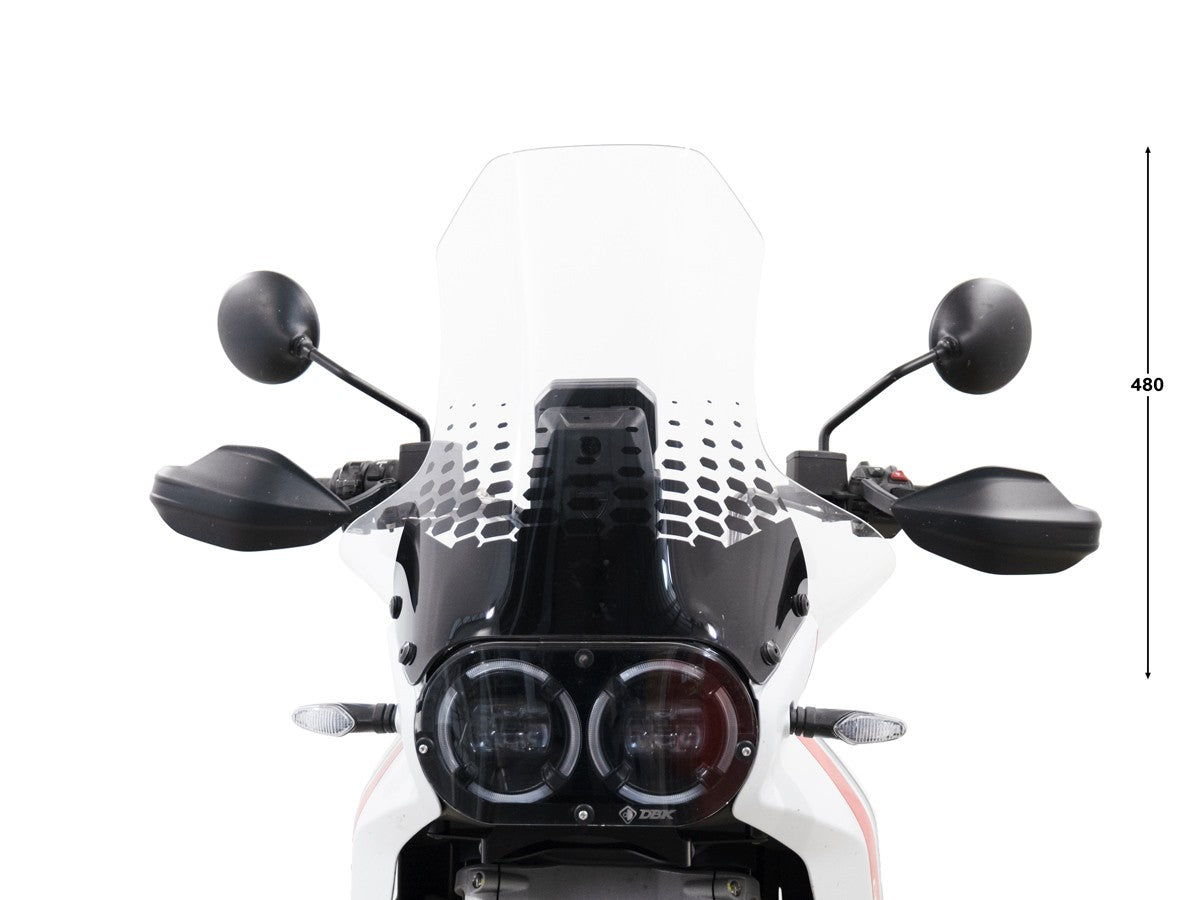 CUP24 - DBK Ducati DesertX 937 / Rally (2022+) Windscreen "Maxi Comfort" (increased) – Accessories in the Motodeal Motorcycle Aftermarket Accessories and Parts Online Shop