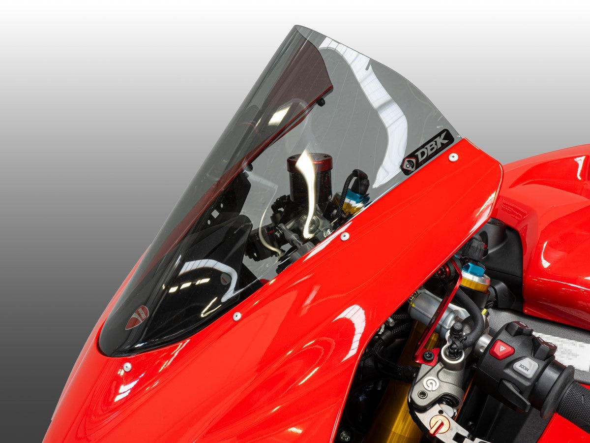 DBK DUCABIKE CUP31 Ducati Panigale V4 / V4S (2025+) Larger Windscreen – Accessories in the Motodeal Motorcycle Aftermarket Accessories and Parts Online Shop
