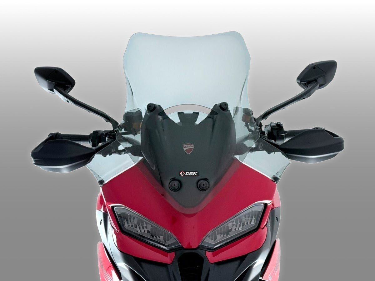 DBK DUCABIKE CUP33 Ducati Multistrada V2 (2025+) Wind Screen (medium) – Accessories in the Motodeal Motorcycle Aftermarket Accessories and Parts Online Shop