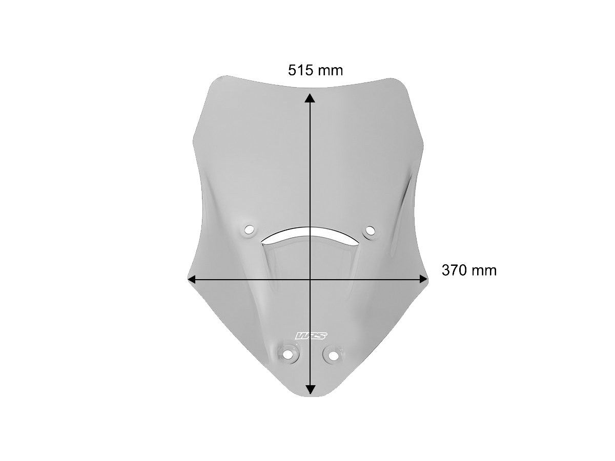 DBK DUCABIKE CUP33 Ducati Multistrada V2 (2025+) Wind Screen (medium) – Accessories in the Motodeal Motorcycle Aftermarket Accessories and Parts Online Shop