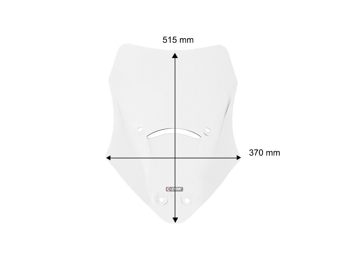 DBK DUCABIKE CUP33 Ducati Multistrada V2 (2025+) Wind Screen (medium) – Accessories in the Motodeal Motorcycle Aftermarket Accessories and Parts Online Shop
