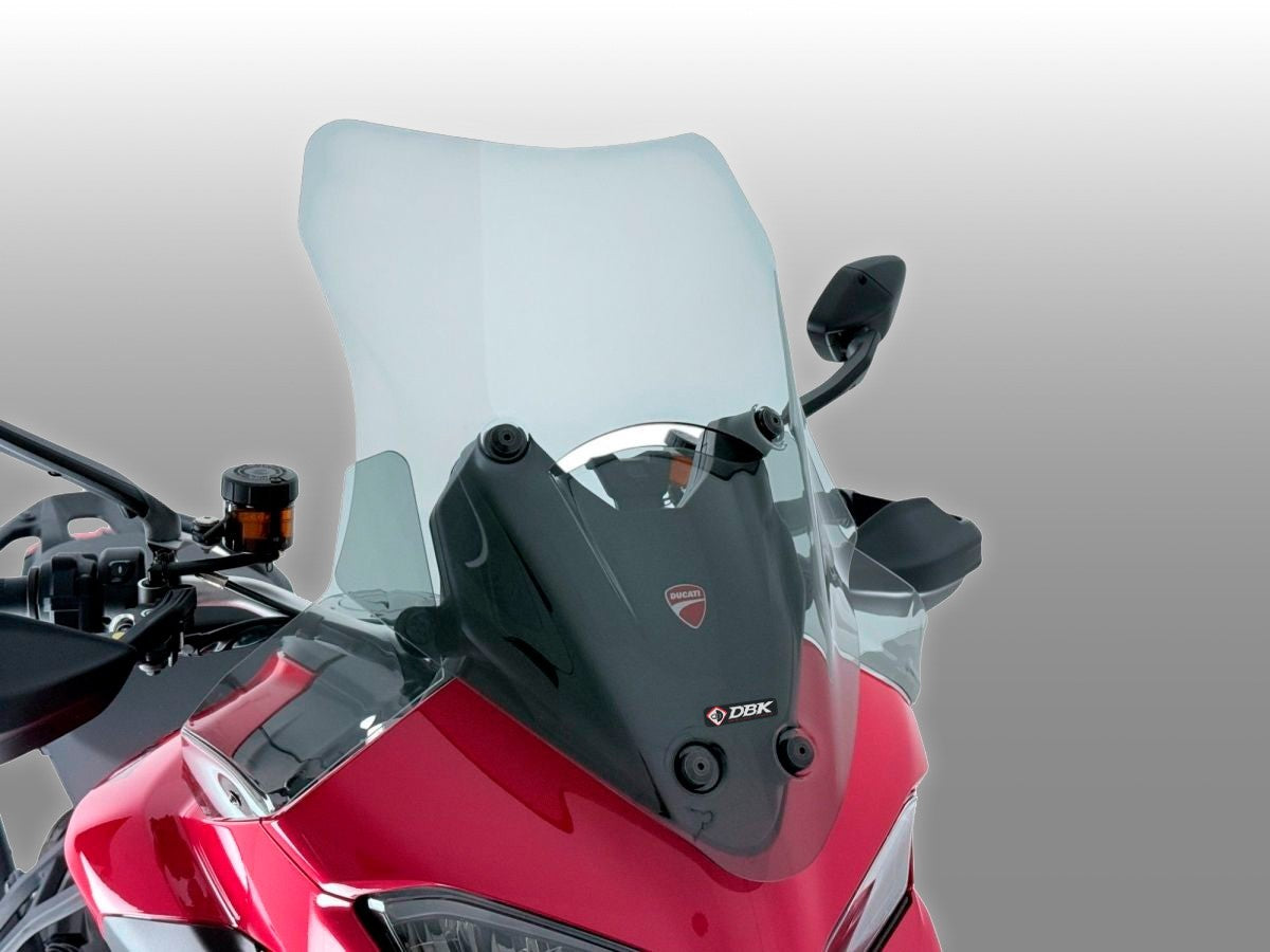 DBK DUCABIKE CUP33 Ducati Multistrada V2 (2025+) Wind Screen (medium) – Accessories in the Motodeal Motorcycle Aftermarket Accessories and Parts Online Shop