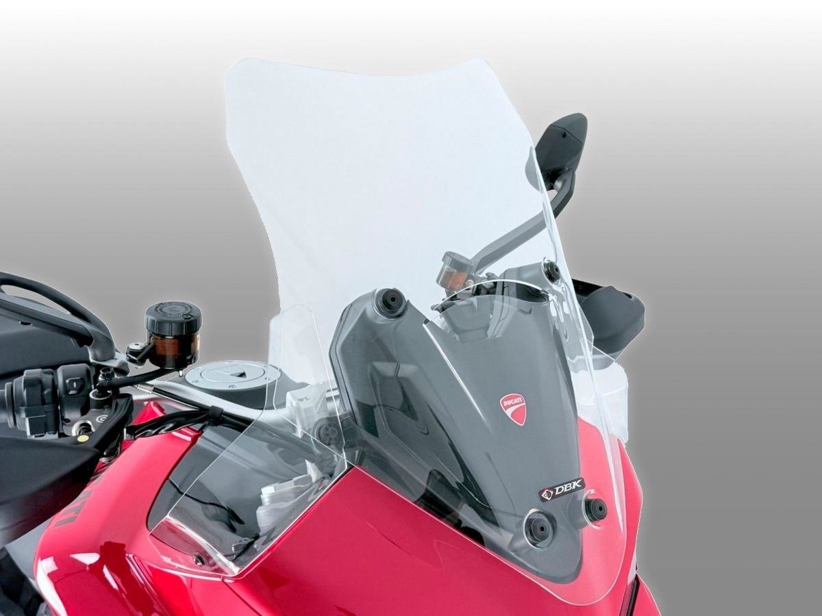DBK DUCABIKE CUP33 Ducati Multistrada V2 (2025+) Wind Screen (medium) – Accessories in the Motodeal Motorcycle Aftermarket Accessories and Parts Online Shop