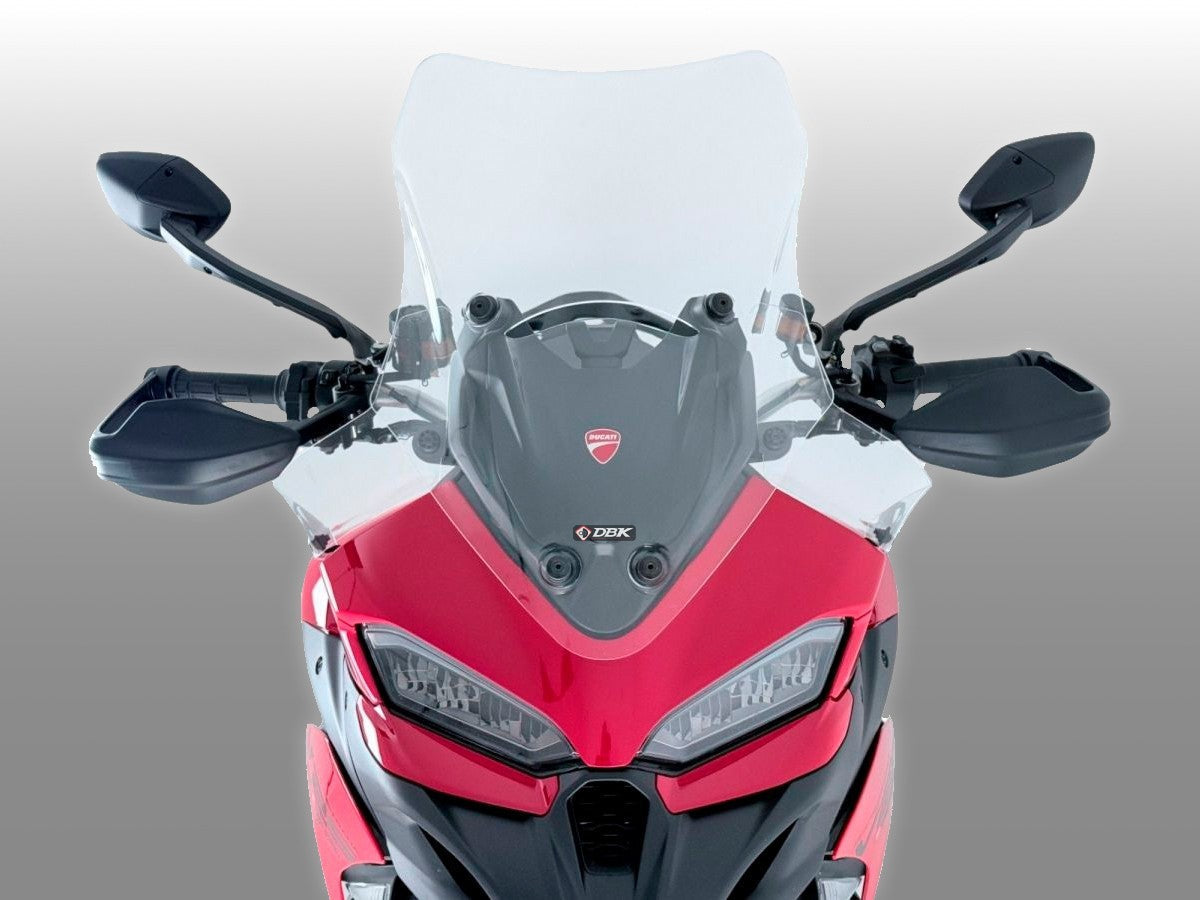 DBK DUCABIKE CUP33 Ducati Multistrada V2 (2025+) Wind Screen (medium) – Accessories in the Motodeal Motorcycle Aftermarket Accessories and Parts Online Shop