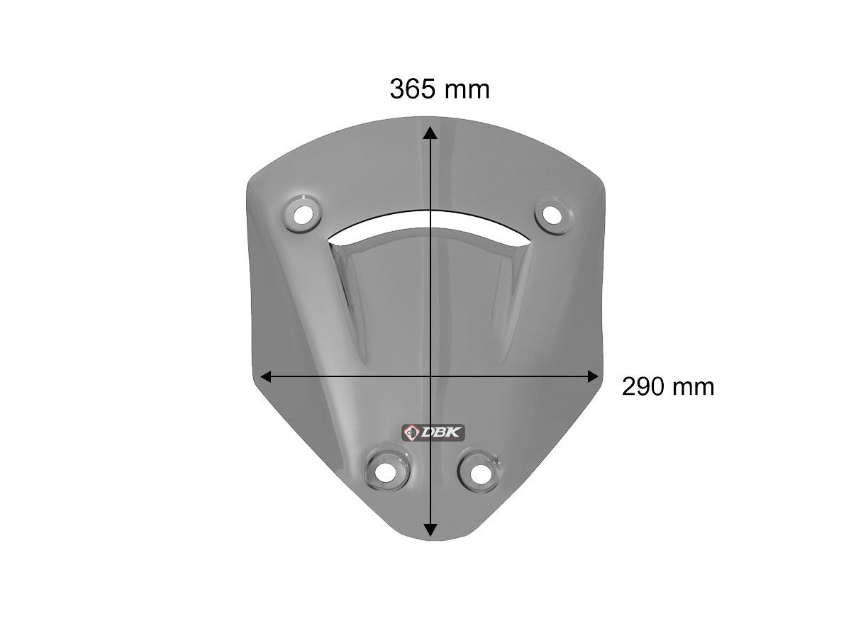 DBK DUCABIKE CUP34 Ducati Multistrada V2 (2025+) Wind Screen (sport) – Accessories in the Motodeal Motorcycle Aftermarket Accessories and Parts Online Shop