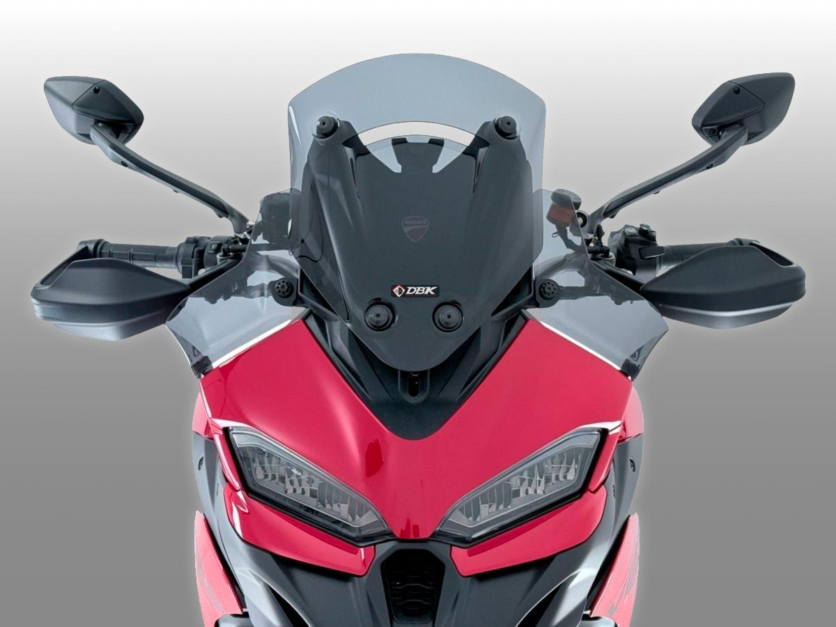 DBK DUCABIKE CUP34 Ducati Multistrada V2 (2025+) Wind Screen (sport) – Accessories in the Motodeal Motorcycle Aftermarket Accessories and Parts Online Shop