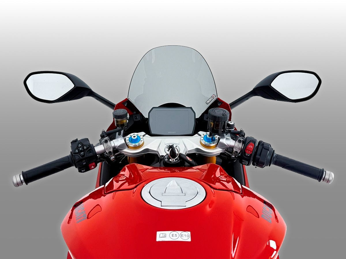 DBK DUCABIKE CUP35 Ducati Panigale V2 (2025+) Wind Screen (large) – Accessories in the Motodeal Motorcycle Aftermarket Accessories and Parts Online Shop