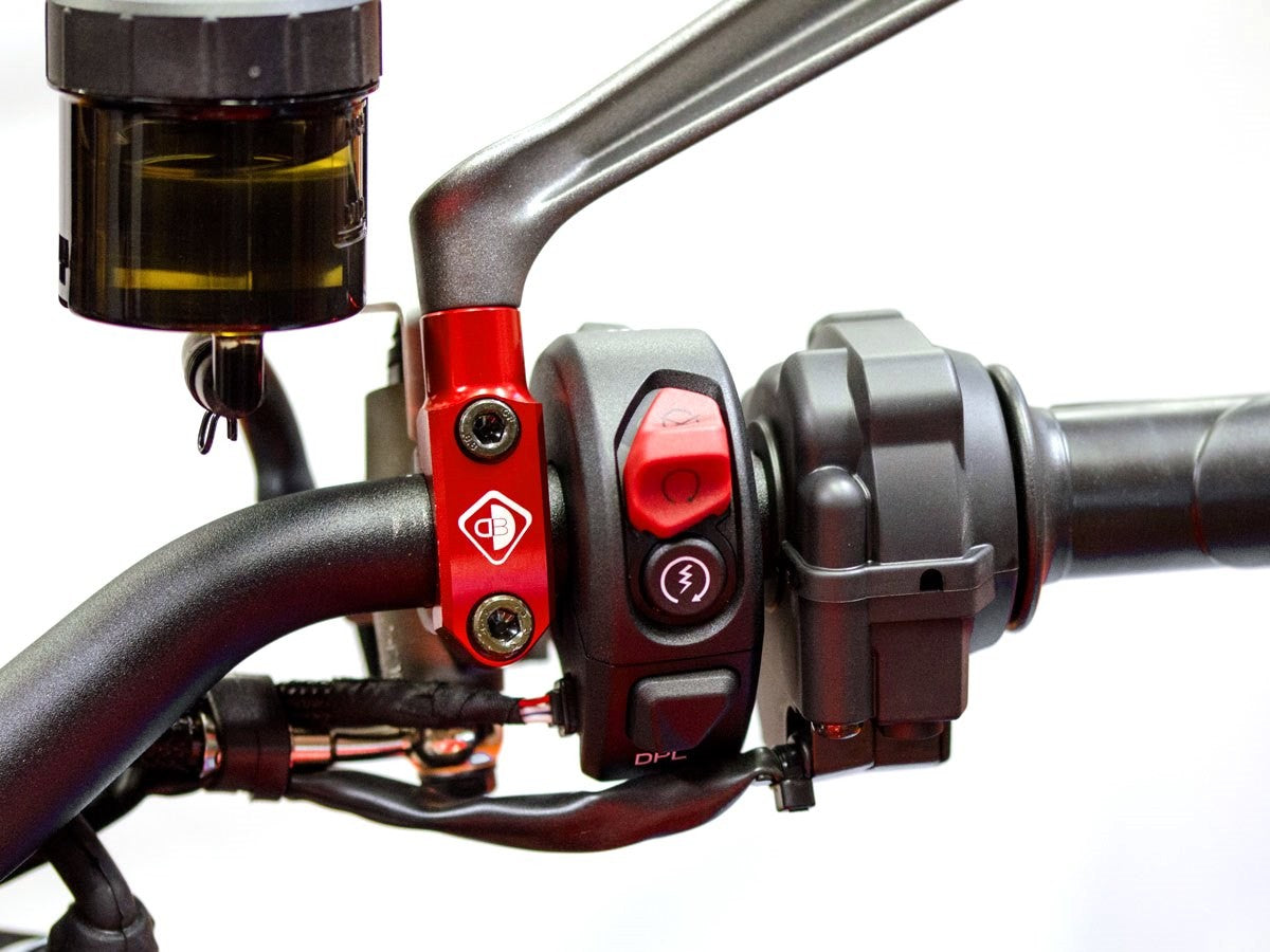 CVS01 - DUCABIKE Ducati Master Cylinder Clamp (mirror mount tread M8; right) – Accessories in the Motodeal Motorcycle Aftermarket Accessories and Parts Online Shop