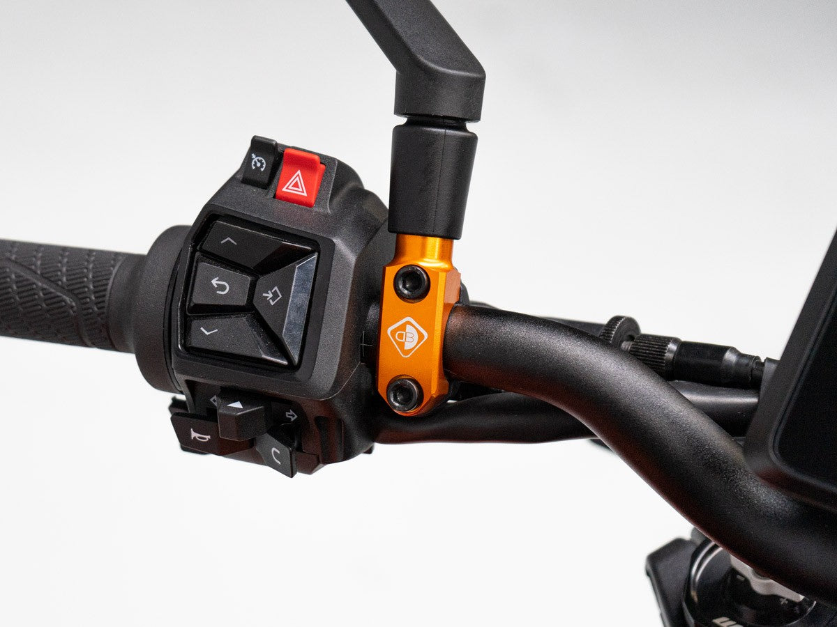 CVS03 - DUCABIKE Ducati Master Cylinder Clamp (mirror mount tread M10; right) – Accessories in the Motodeal Motorcycle Aftermarket Accessories and Parts Online Shop