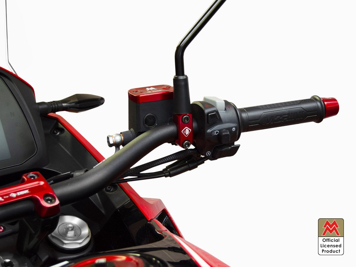CVS04 - DUCABIKE Ducati Master Cylinder Clamp (mirror mount tread M10; left) – Accessories in the Motodeal Motorcycle Aftermarket Accessories and Parts Online Shop