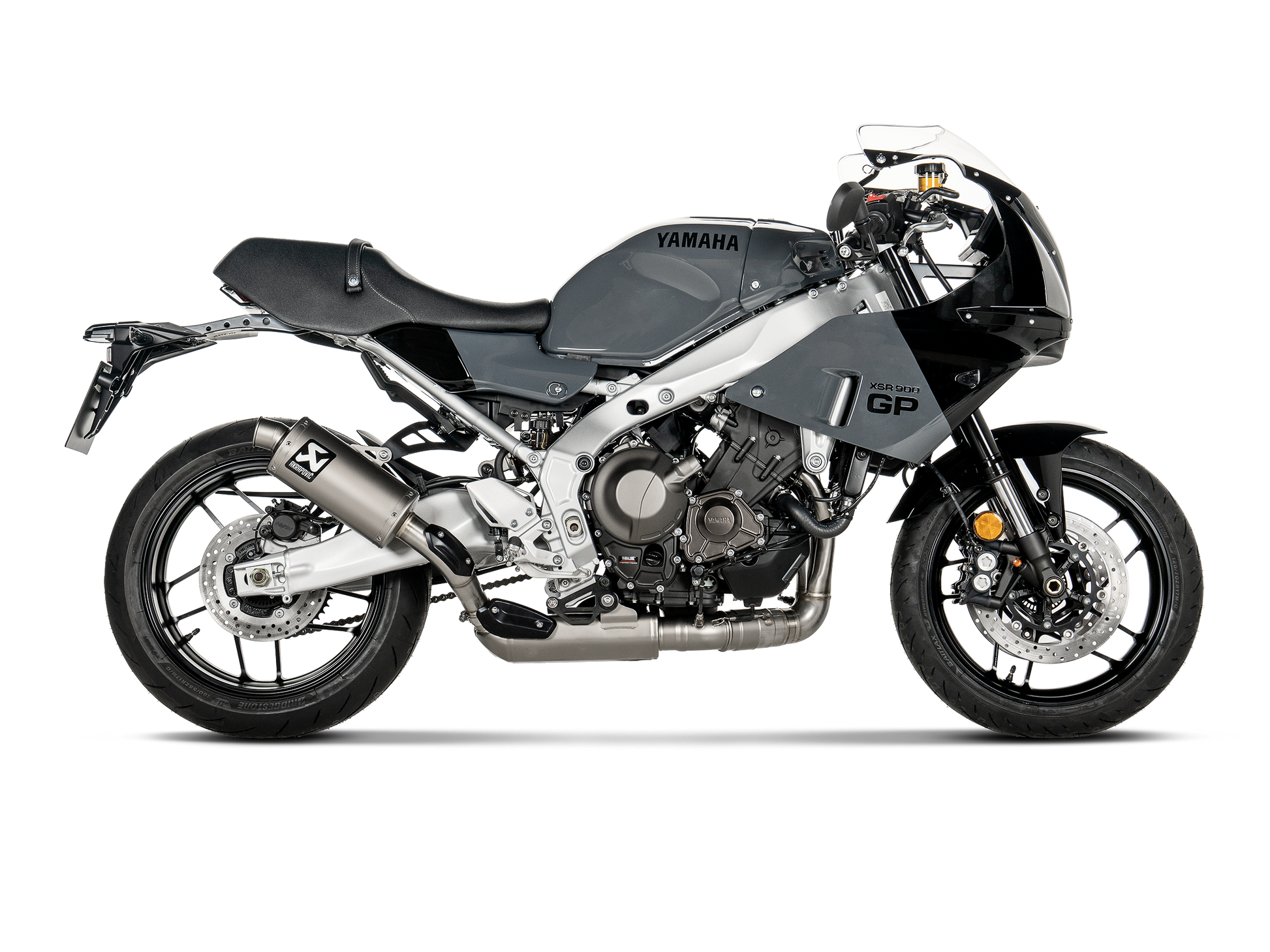 AKRAPOVIC S-Y9R16-HDT/2 Yamaha XSR 900 / GP (2025+) Exhaust System "Racing Line" (titanium) – Accessories in the 2WheelsHero Motorcycle Aftermarket Accessories and Parts Online Shop