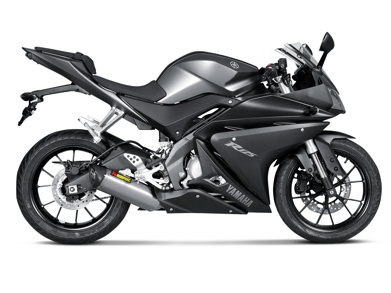AKRAPOVIC S-Y125R4-HRT Yamaha MT-125 / YZF-R125 (2019+) Exhaust System "Racing Line" (titanium) – Accessories in the 2WheelsHero Motorcycle Aftermarket Accessories and Parts Online Shop