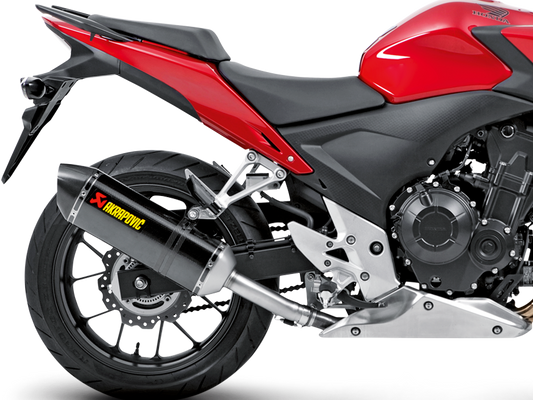 AKRAPOVIC S-H5SO2-HRC Honda CB400 / 500F / X / CBR500R (2015+) Slip-On Exhaust (carbon) – Accessories in the 2WheelsHero Motorcycle Aftermarket Accessories and Parts Online Shop