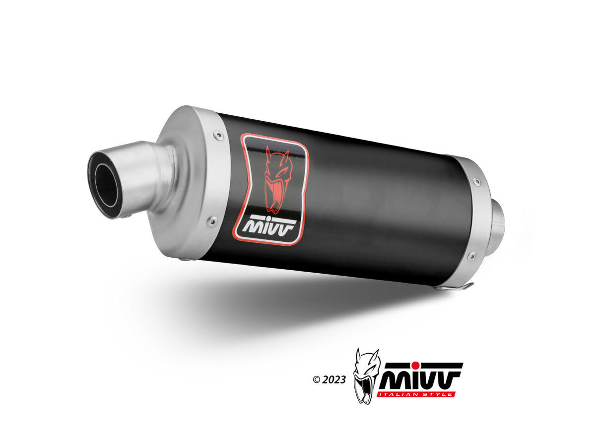 MIVV HU.002 HUSQVARNA NORDEN 901 ( 2022+ ) Slip on Exhaust "DAKAR" (black; approved) – Accessories in the 2WheelsHero Motorcycle Aftermarket Accessories and Parts Online Shop