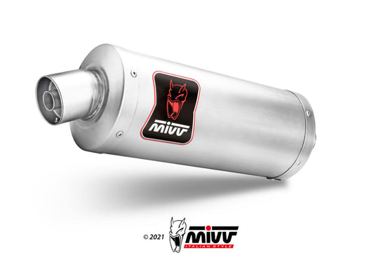 MIVV D.053 Ducati Desert X (2022+) Slip-on Exhaust "Dakar" (titanium ; approved) – Accessories in the 2WheelsHero Motorcycle Aftermarket Accessories and Parts Online Shop