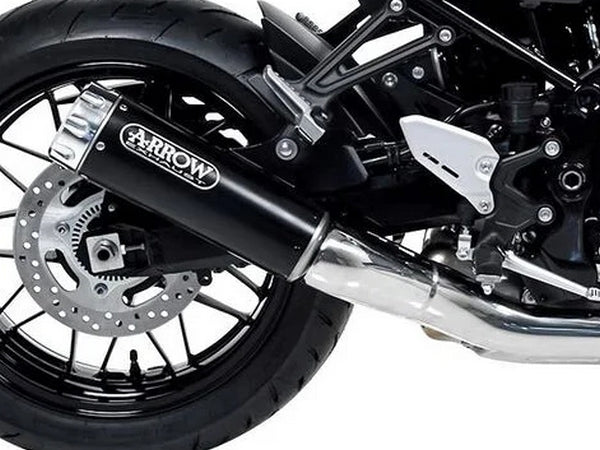 ARROW 74506RBA Kawasaki Z900RS (18/20) Dark Steel Slip-on Exhaust "Rebel" – Accessories in the 2WheelsHero Motorcycle Aftermarket Accessories and Parts Online Shop