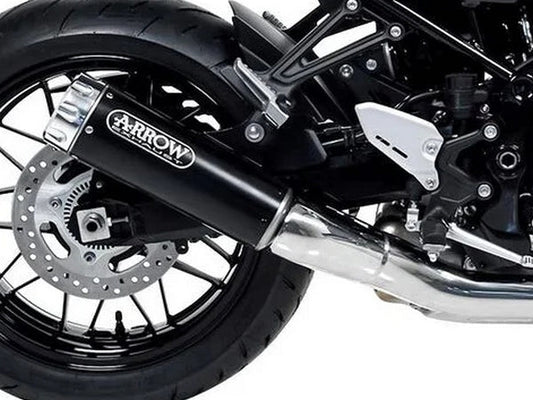 ARROW 74506RBA Kawasaki Z900RS (18/20) Dark Steel Slip-on Exhaust "Rebel" – Accessories in the 2WheelsHero Motorcycle Aftermarket Accessories and Parts Online Shop