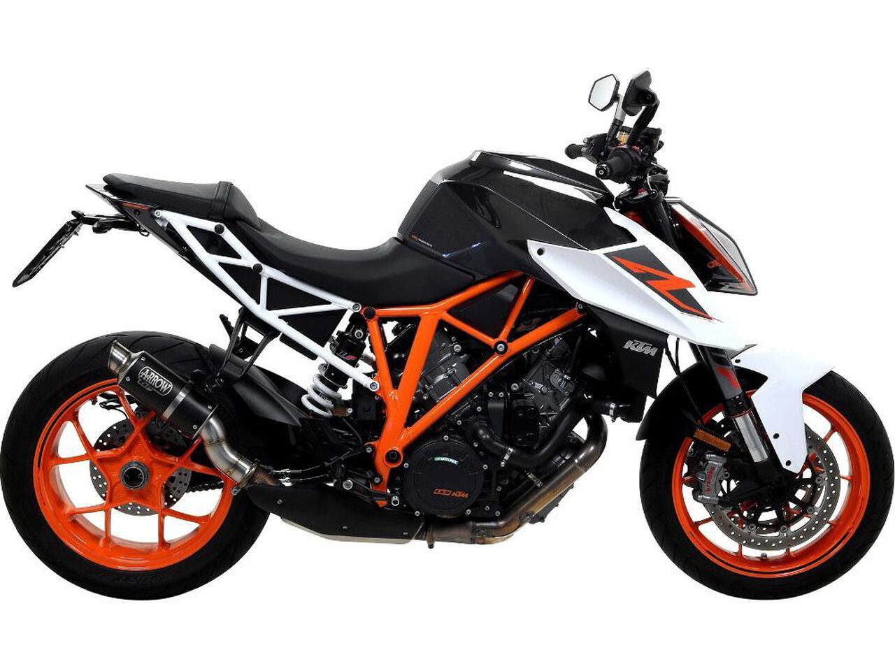 ARROW 71537GPI KTM 1290 Super Duke GT (2017+) Dark Steel Slip-on Exhaust "GP2" – Accessories in the 2WheelsHero Motorcycle Aftermarket Accessories and Parts Online Shop