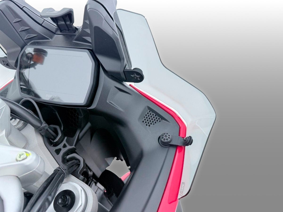 DBK DUCABIKE DEF04 Ducati Multistrada V2 / V2S (2025+) Side Wind Deflectors (pair) – Accessories in the Motodeal Motorcycle Aftermarket Accessories and Parts Online Shop