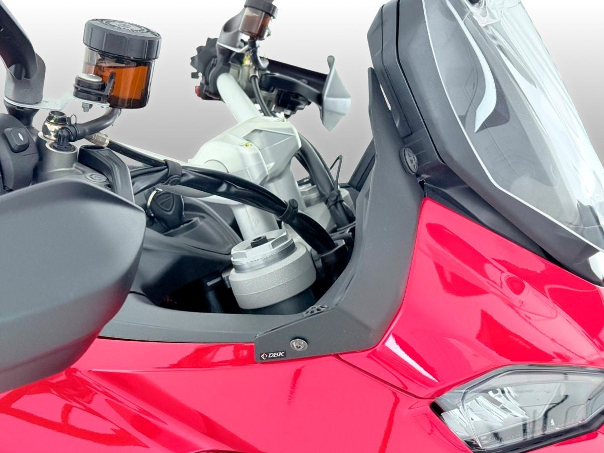 DBK DUCABIKE DEF05 Ducati Multistrada V2 / V2S (2025+) Side Wind Deflectors Kit (sports) – Accessories in the Motodeal Motorcycle Aftermarket Accessories and Parts Online Shop