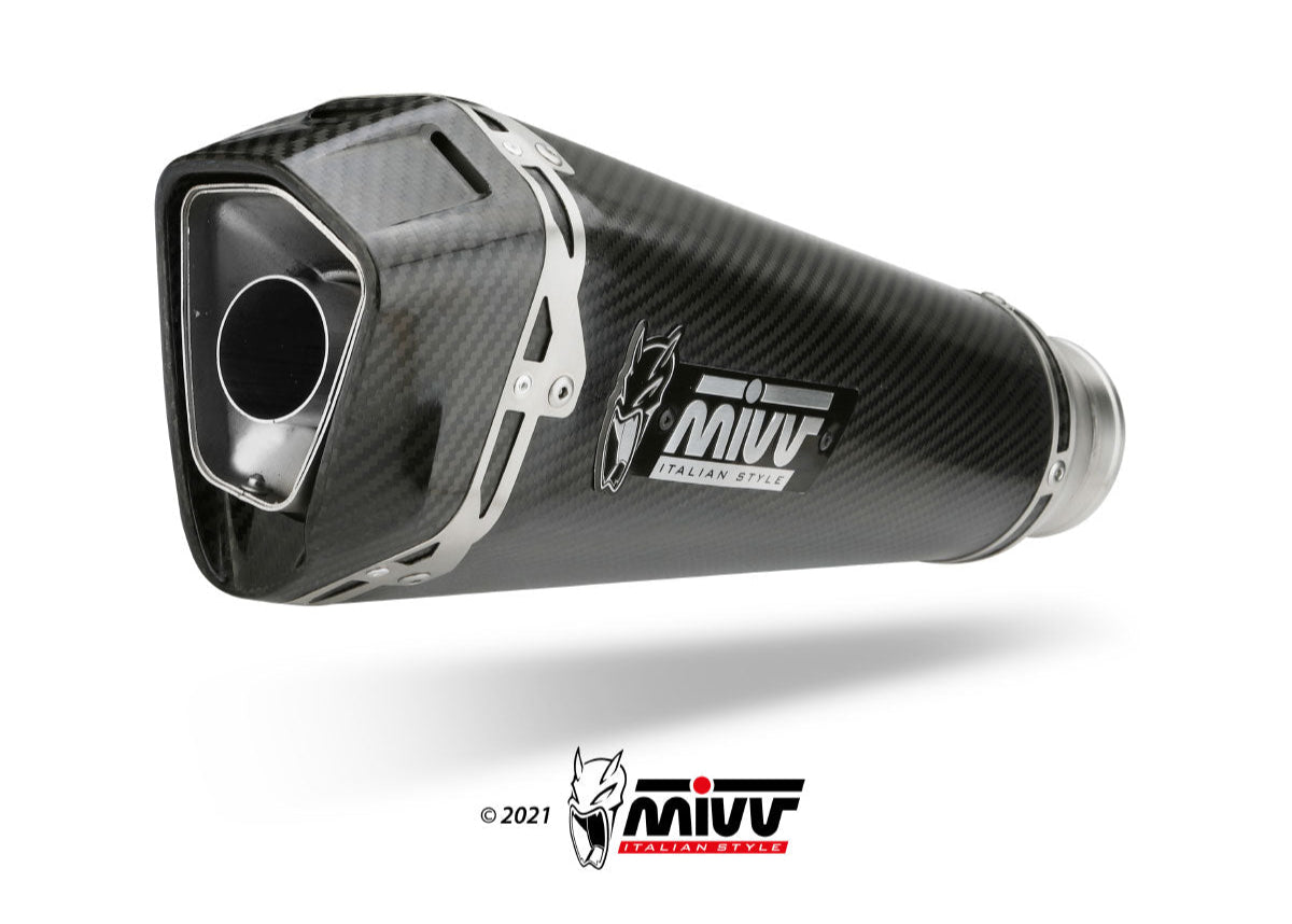 MIVV D.044 Ducati Supersport 939 (17/20) Slip-on Exhaust "Delta Race" (carbon; approved) – Accessories in the 2WheelsHero Motorcycle Aftermarket Accessories and Parts Online Shop