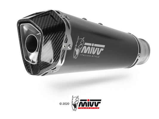 MIVV K.052 KAWASAKI Z900 ( 2020+ ) Slip-on Exhaust "Delta Race" (black; approved) – Accessories in the 2WheelsHero Motorcycle Aftermarket Accessories and Parts Online Shop