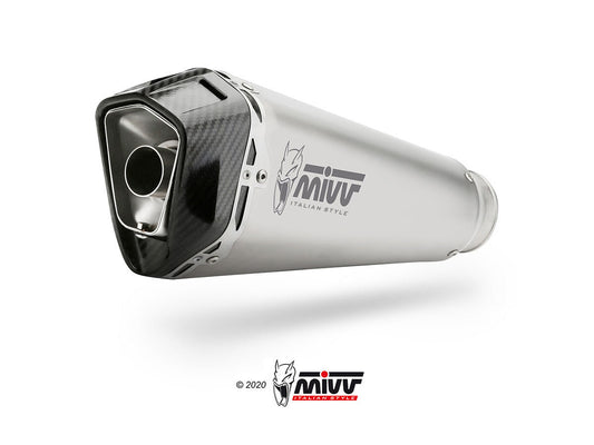 MIVV K.048 KAWASAKI NINJA 125 ( 2019+ ) Slip On Exhaust "Delta Race" (stainless steel; approved) – Accessories in the 2WheelsHero Motorcycle Aftermarket Accessories and Parts Online Shop