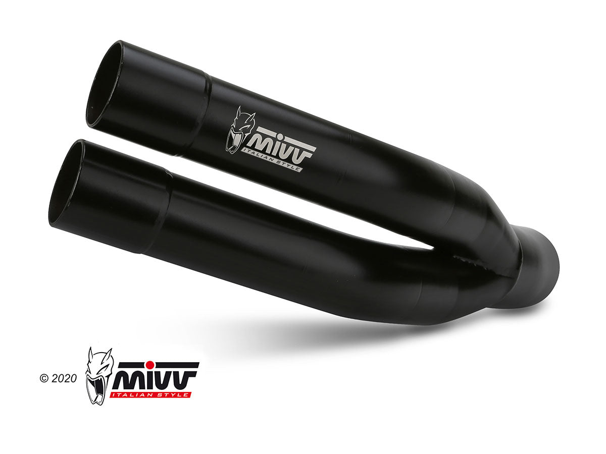 MIVV Y.055 YAMAHA MT-03 (2016 - ) Slip on Exhaust "DOUBLE GUN" (Black; approved) – Accessories in the 2WheelsHero Motorcycle Aftermarket Accessories and Parts Online Shop