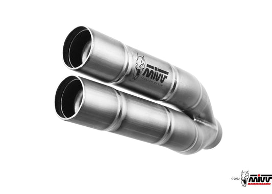 MIVV H.041 HONDA CB 1000 R ( 2008 - 17 ) Slip-on Exhaust "Double Gun" (stainless steel; approved) – Accessories in the 2WheelsHero Motorcycle Aftermarket Accessories and Parts Online Shop