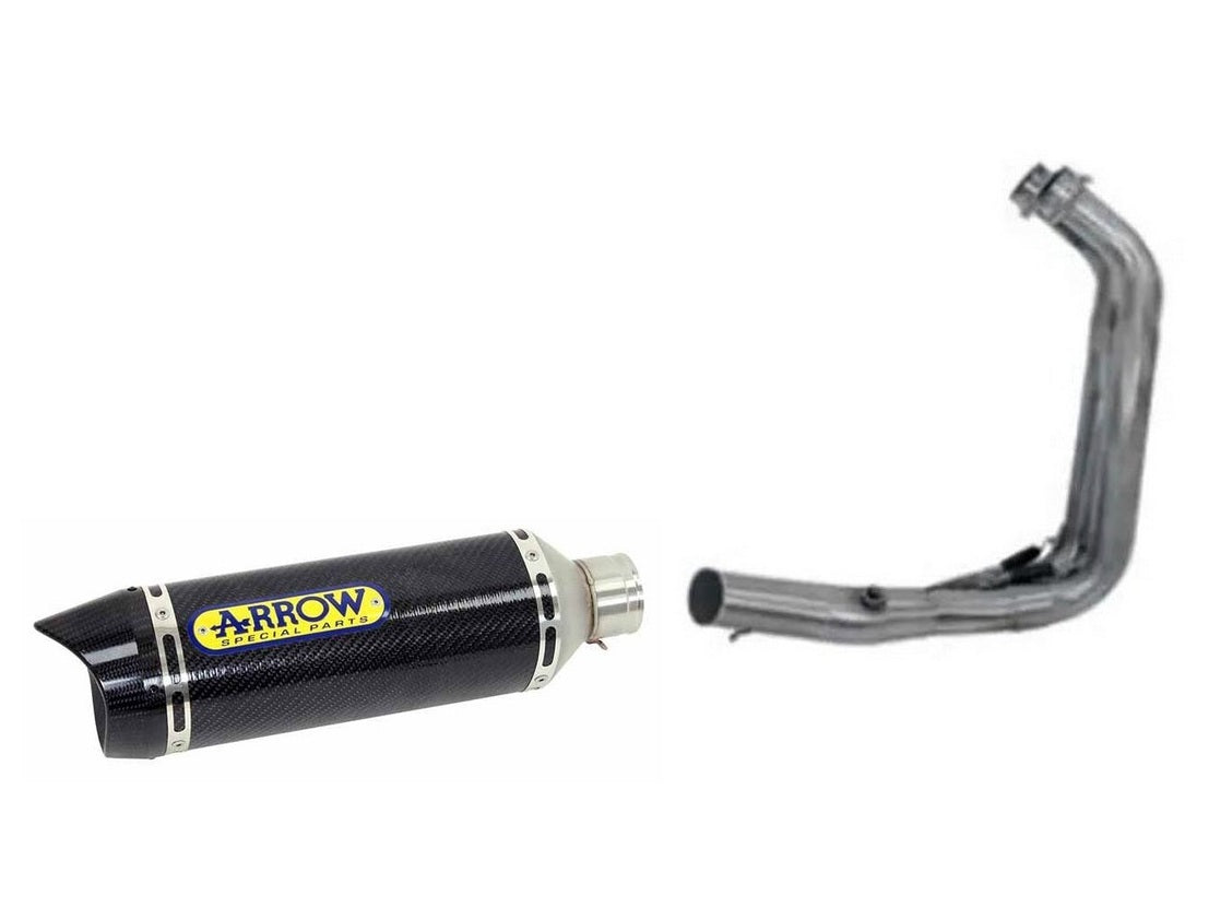 ARROW 71758KZ+71930MK Yamaha MT07 (2021+) Carbon Full Exhaust System "Competition Evo Thunder" – Accessories in the 2WheelsHero Motorcycle Aftermarket Accessories and Parts Online Shop