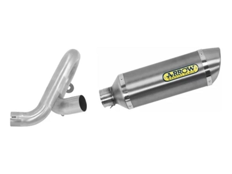 ARROW 71721MI+71827AO Benelli BN302S (2019+) Aluminum Slip-on Exhaust "Thunder" – Accessories in the 2WheelsHero Motorcycle Aftermarket Accessories and Parts Online Shop