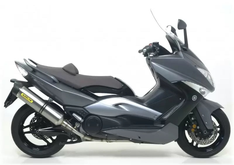 ARROW 71390MI+73507AK Yamaha TMAX 500 (2008+) Aluminum Full Exhaust System "Competition Evo Race-Tech" (racing) – Accessories in the 2WheelsHero Motorcycle Aftermarket Accessories and Parts Online Shop