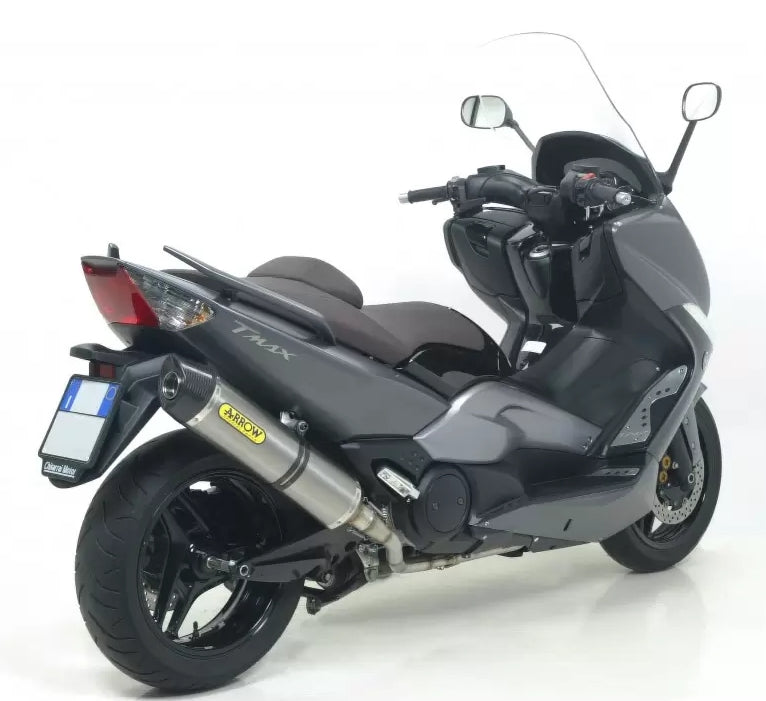 ARROW 71390MI+73507AK Yamaha TMAX 500 (2008+) Aluminum Full Exhaust System "Competition Evo Race-Tech" (racing) – Accessories in the 2WheelsHero Motorcycle Aftermarket Accessories and Parts Online Shop