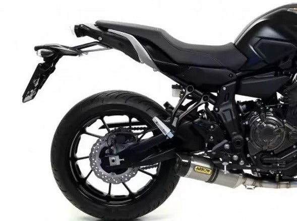 ARROW 71655MI+71817AK Yamaha MT07 (2014+) Aluminum Full Exhaust System "Competition Evo Thunder" (racing) – Accessories in the 2WheelsHero Motorcycle Aftermarket Accessories and Parts Online Shop