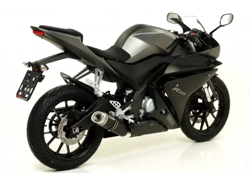 ARROW 51003KZ+51503AON Yamaha R125 (2008+) Aluminum Full Exhaust System "Competition Evo Thunder" – Accessories in the 2WheelsHero Motorcycle Aftermarket Accessories and Parts Online Shop