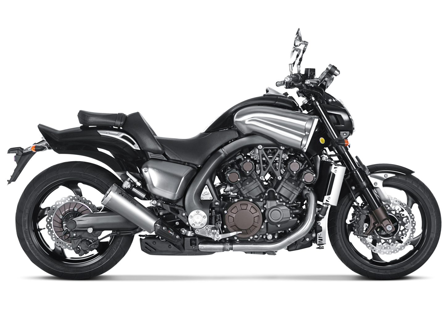AKRAPOVIC S-Y17SO1-HBAV Yamaha V-MAX (2016+) Slip-on Exhaust (titanium) – Accessories in the 2WheelsHero Motorcycle Aftermarket Accessories and Parts Online Shop