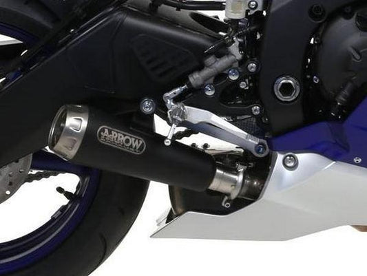 ARROW 71863PRN Yamaha R6 (2017+) Dark Steel Slip-on Exhaust "Pro Race" – Accessories in the 2WheelsHero Motorcycle Aftermarket Accessories and Parts Online Shop