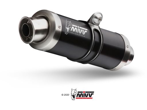 MIVV Y.033 YAMAHA FZ8 / FAZER 8 (2010 - 2016) Slip On Exhaust "GP" (Black; approved) – Accessories in the 2WheelsHero Motorcycle Aftermarket Accessories and Parts Online Shop