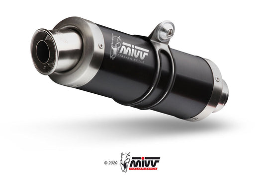 MIVV H.051 HONDA CB 500 F / X ( 2013 / 15 ) Slip On Exhaust "GP" (black; approved) – Accessories in the 2WheelsHero Motorcycle Aftermarket Accessories and Parts Online Shop