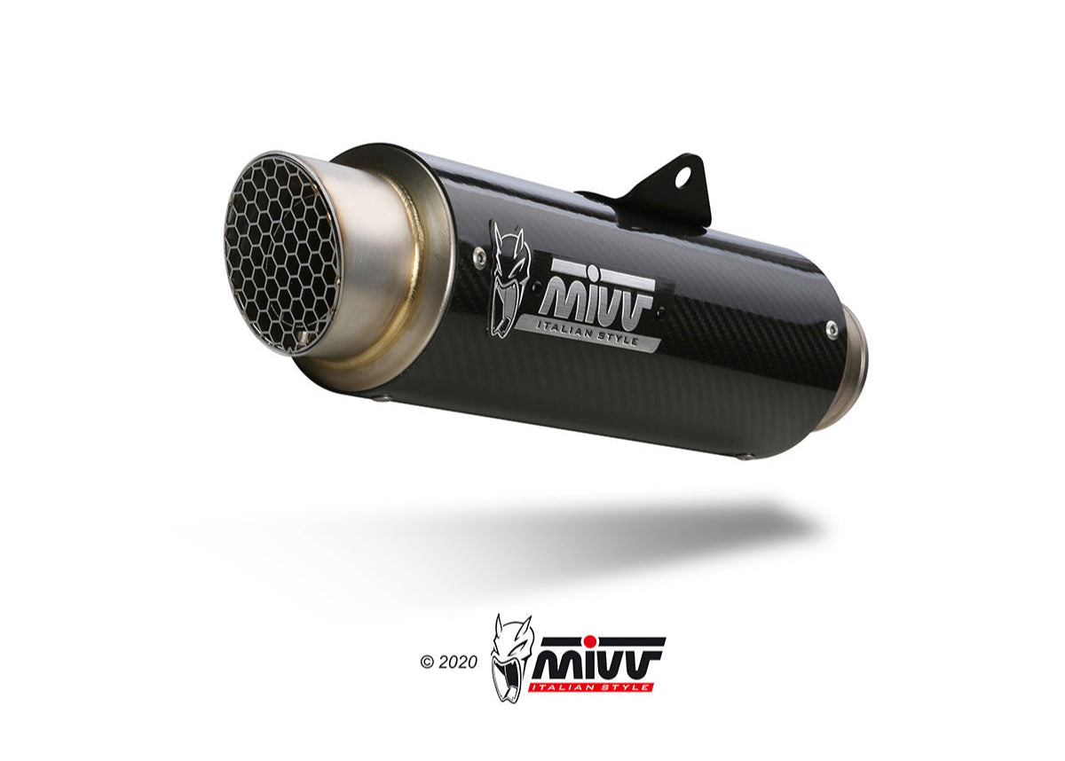 MIVV D.030 Ducati Monster 1200 (14/16) Slip-on Exhaust "GP Pro" (carbon; approved) – Accessories in the 2WheelsHero Motorcycle Aftermarket Accessories and Parts Online Shop