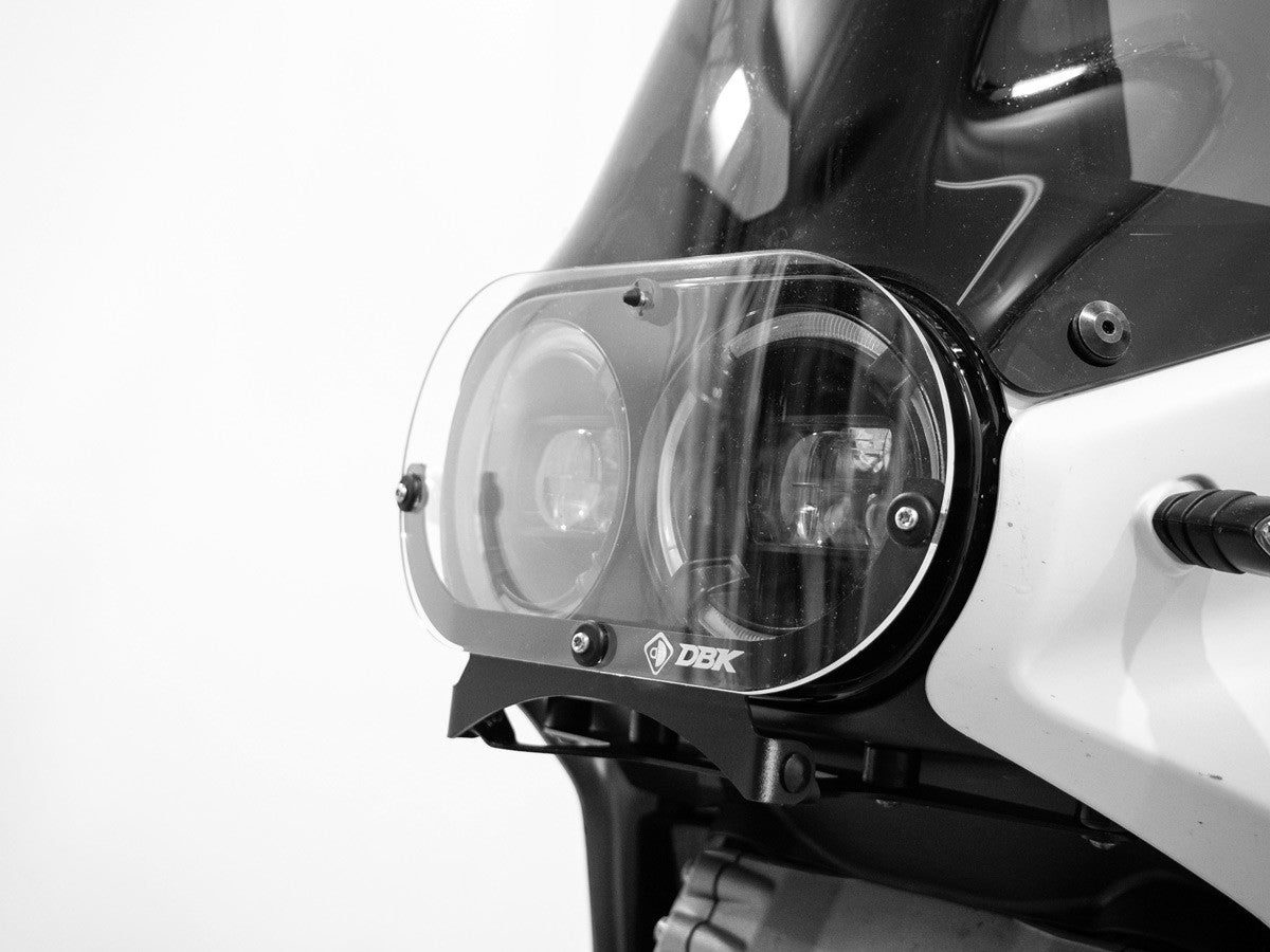 GPF02 - DBK Ducati DesertX 937 / Rally (2022+) Plexiglass Headlight Protection (folding) – Accessories in the Motodeal Motorcycle Aftermarket Accessories and Parts Online Shop