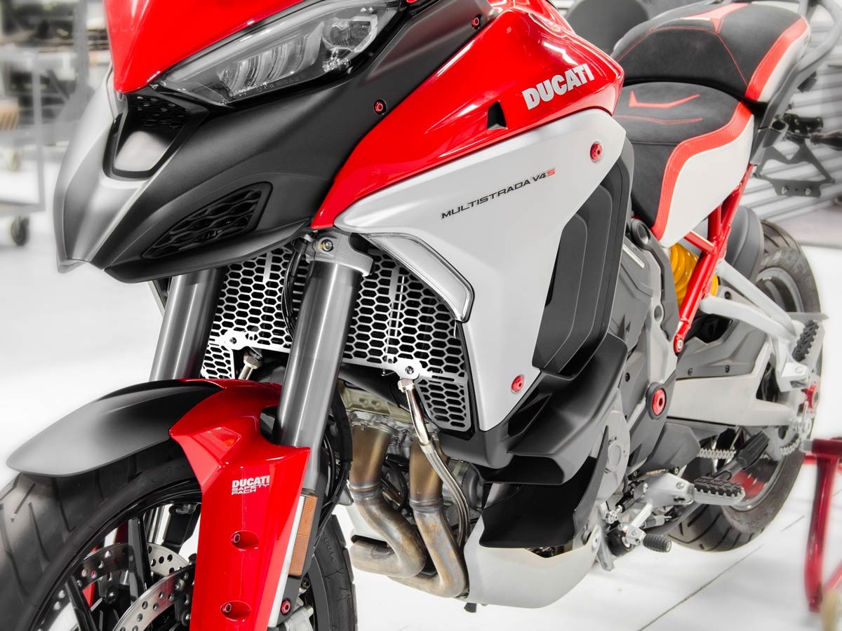 GR10 - DUCABIKE Ducati Multistrada V4 (2021+) Radiators Guard – Accessories in the Motodeal Motorcycle Aftermarket Accessories and Parts Online Shop