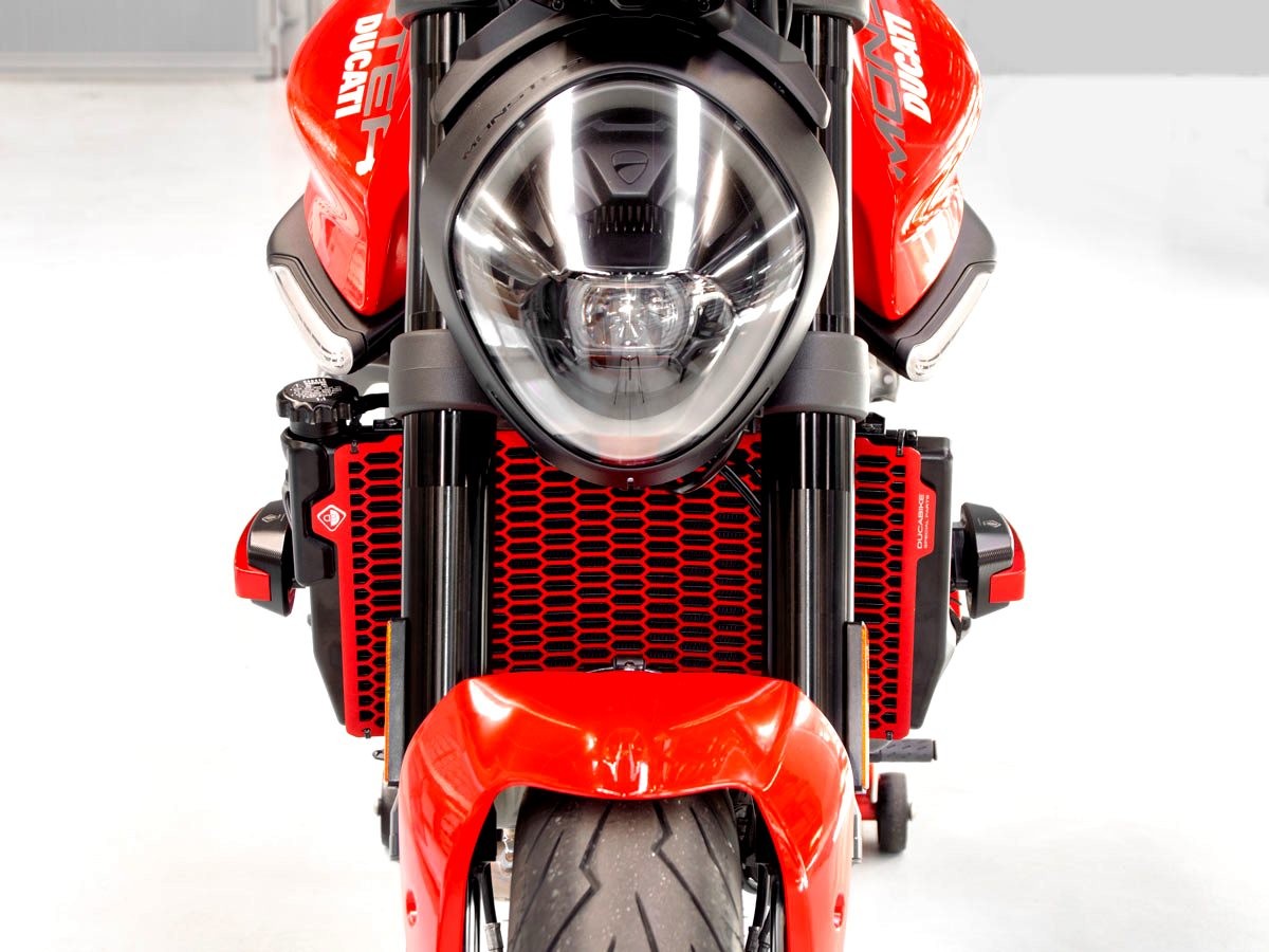 GR11 - DUCABIKE Ducati Monster 950 (2021+) Water Radiator Guard – Accessories in the Motodeal Motorcycle Aftermarket Accessories and Parts Online Shop