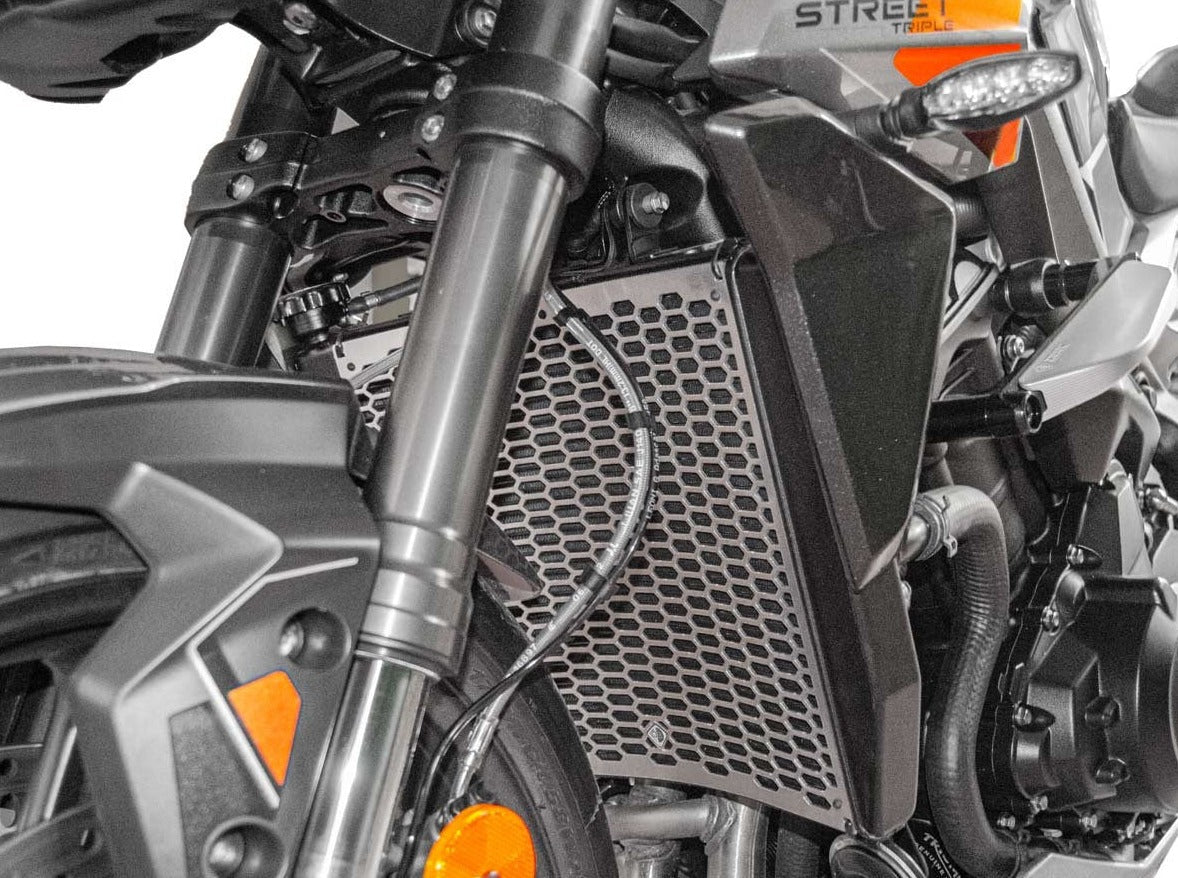 GR15 - DBK Triumph Street Triple 765 (2023+) Water Cooler Protection – Accessories in the Motodeal Motorcycle Aftermarket Accessories and Parts Online Shop