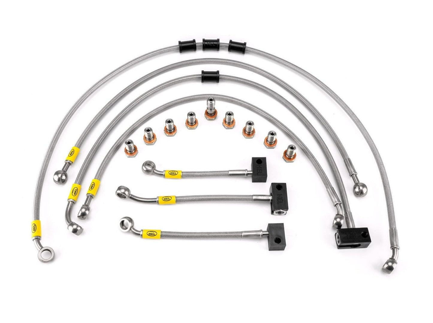 HEL PERFORMANCE HBF9012 Yamaha MT-07 Tracer ABS (16/18) Flexible Braided Brake Lines Kit (ABS replacement) – Accessories in the 2WheelsHero Motorcycle Aftermarket Accessories and Parts Online Shop